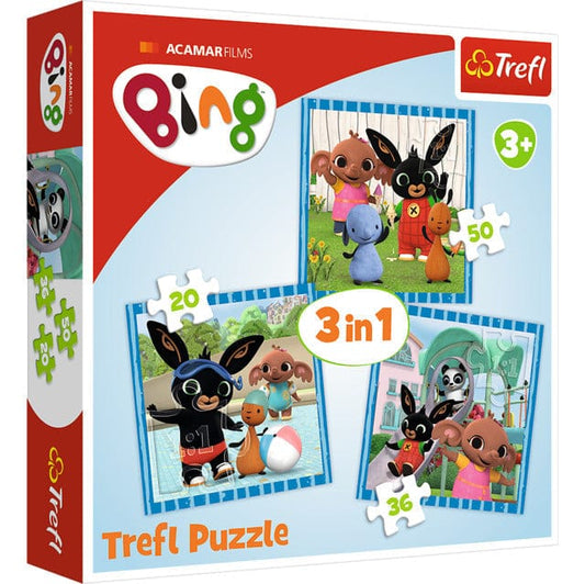 Toys 3 Puzzle in 1 - Bing: Fun with Friends