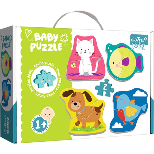 4 Puzzle In 1 Baby Classic: Animali