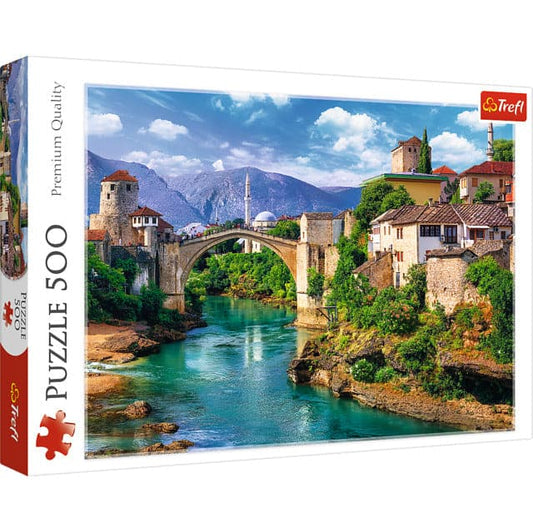 Puzzle da 500 Pezzi - Old Bridge in Mostar, Bosnia and Herzegovina