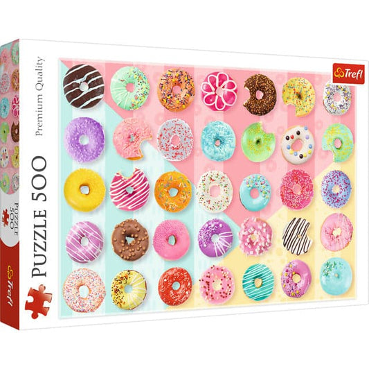 500 Piece Puzzle - Donuts