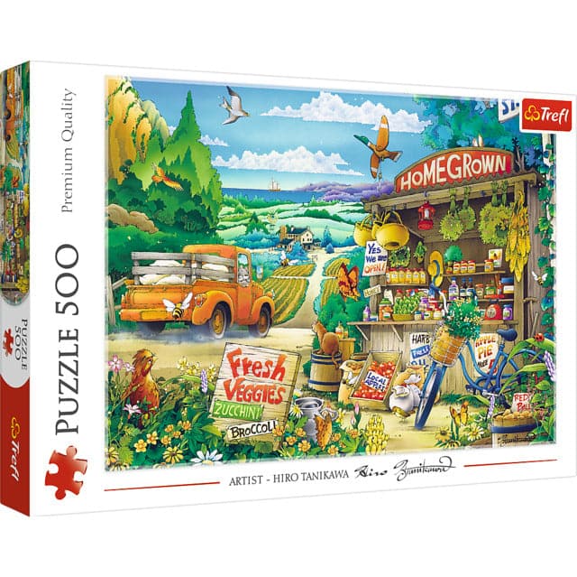 Puzzle da 500 Pezzi - Morning in the countryside