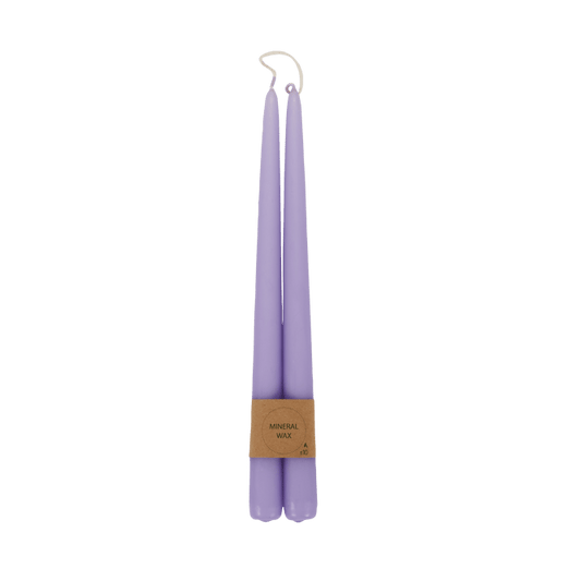 Casa TWO violet candles, L 30 cm - Ø 2,2 cm