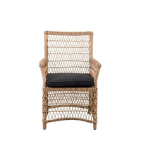 BIK Chair with natural cushion H 93 x W 62 x D 65 cm - best price from Maltashopper.com CS652484