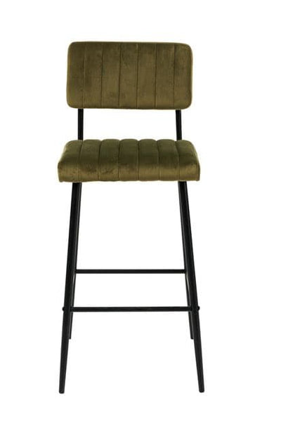 ROXY Green bar chair H 107 x W 43 x D 52 cm