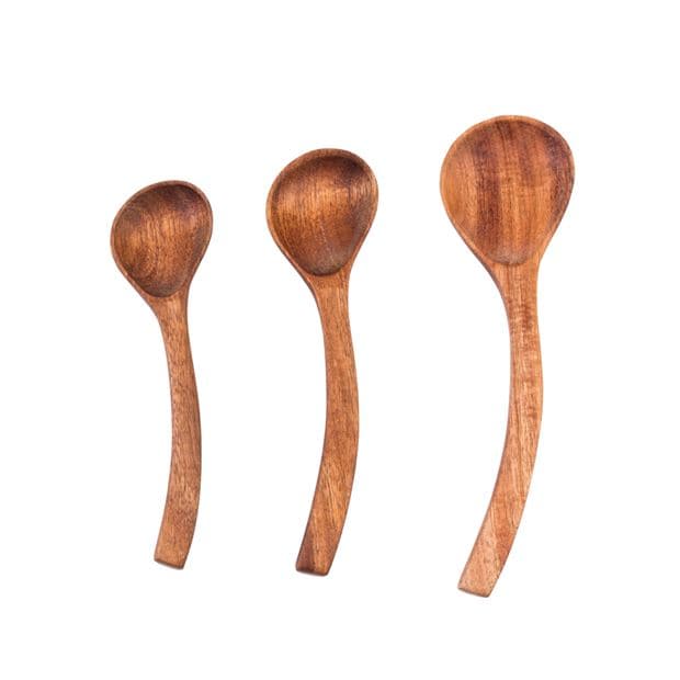 MARCUS Spoons set of 3 natural H 2 x W 6.5 x L 22.5 cm - best price from Maltashopper.com CS636083