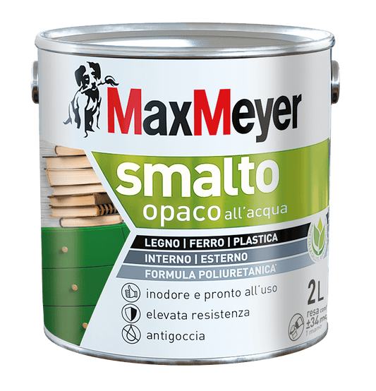 Bricocenter WATER-BASED POLYURETHANE WHITE MATT ENAMEL 2 L