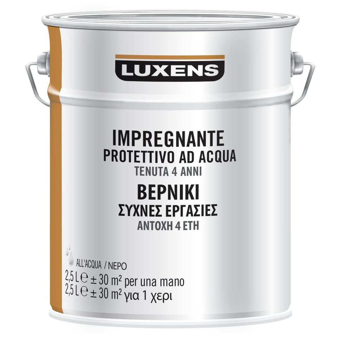 COLOURLESS WATER-BASED IMPREGNATING AGENT 2.5 L LUXENS - best price from Maltashopper.com BR470001947