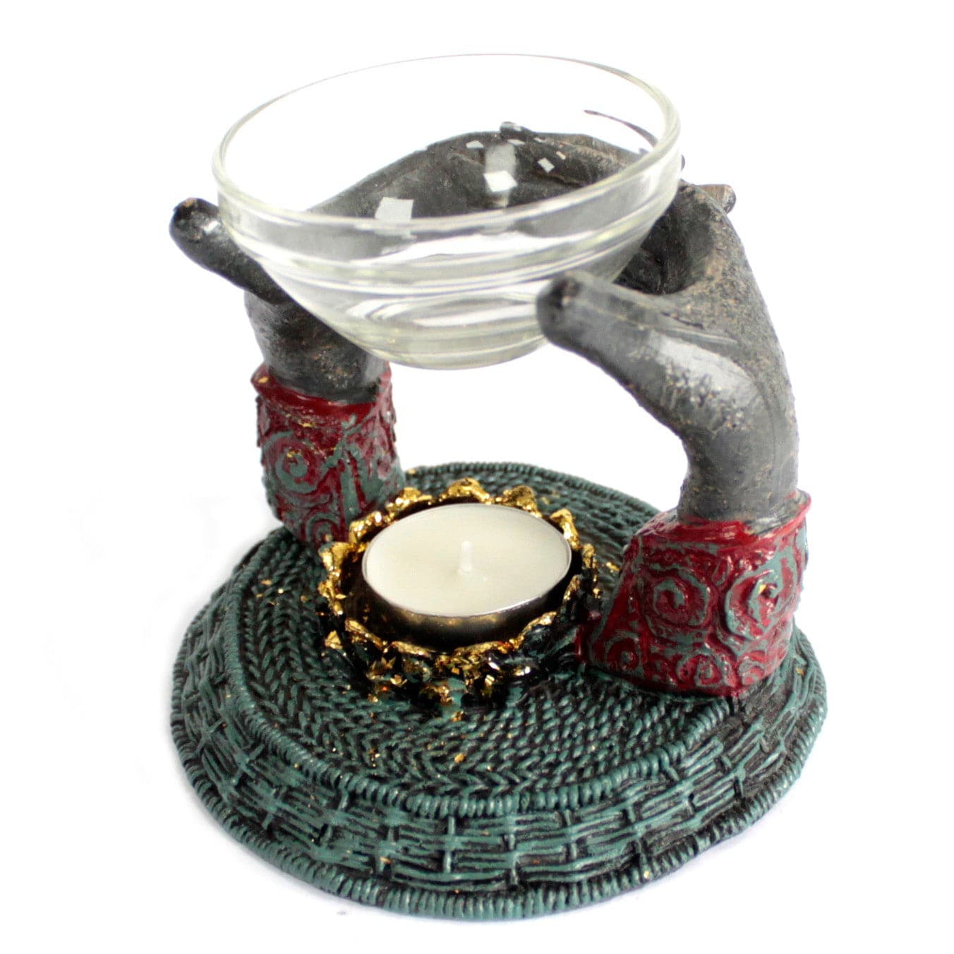Antique Buddha - Offering Hands Oil Burner - best price from Maltashopper.com ABC-01