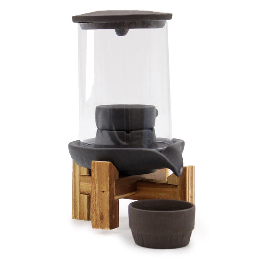 Backflow Incense Burner - Teahouse Waterfall - best price from Maltashopper.com BACKF-34