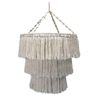 Macrame Soft Chandelier - Natural - best price from Maltashopper.com MCHAND-01