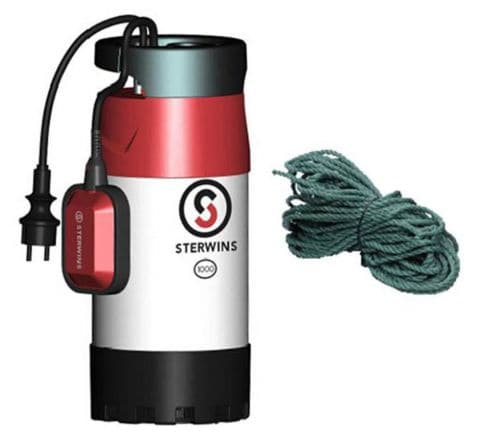 WELL PUMP 1000W 5500L/H 40 m STERWINS - best price from Maltashopper.com BR500011730