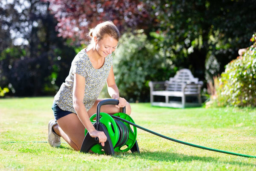 Bricocenter GEO TROLLEY PORTABLE HOSE REEL 30MT