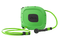 GEO AUTOMATIC WALL-MOUNTED HOSE REEL 15 M OF 12.5 MM HOSE AND MULTI-JET GUN - best price from Maltashopper.com BR500010385