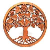 Tree of Life Grapes Panel - 40cm - best price from Maltashopper.com WDW-06