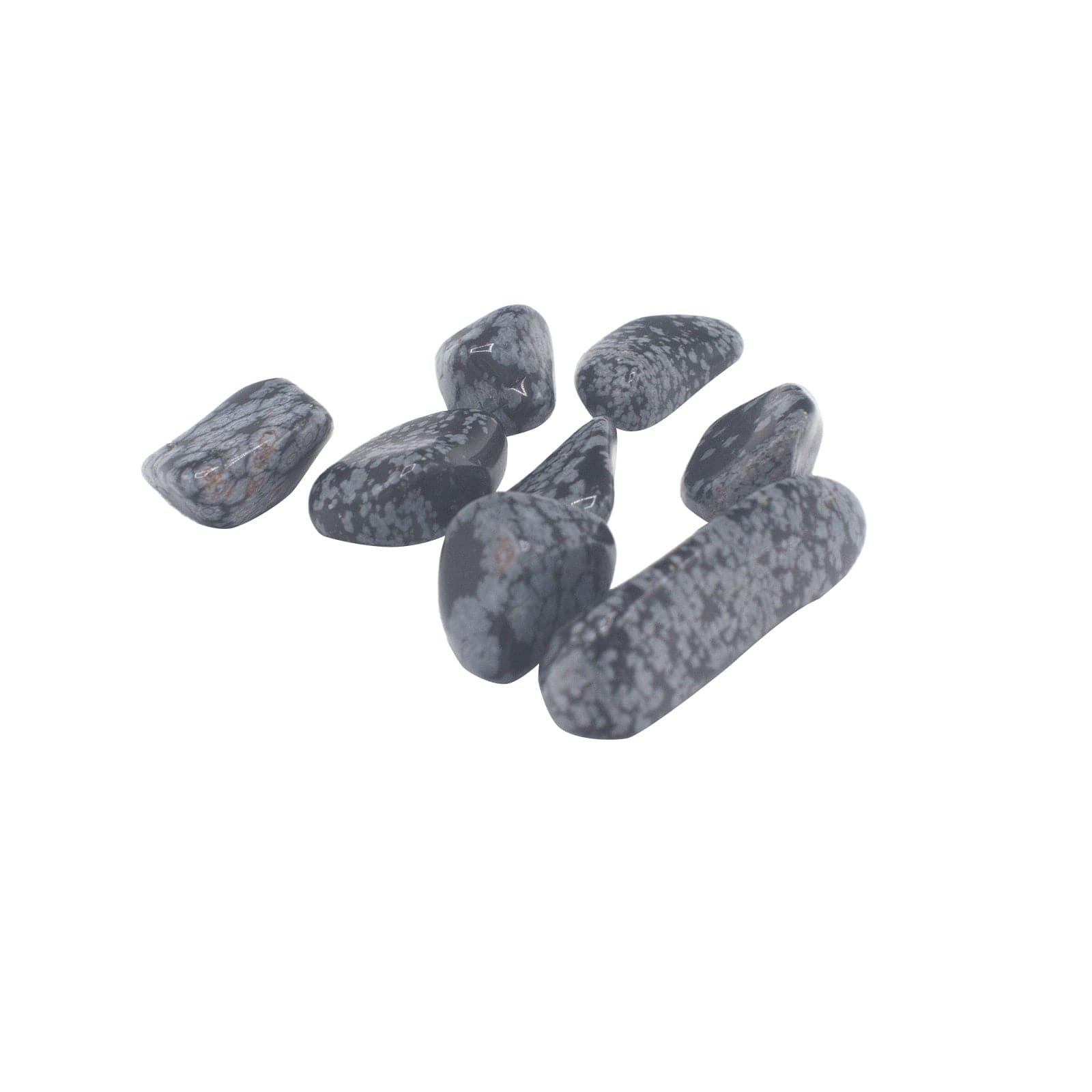 Tumble Stone - Obsidian Snowflake M - Premium  from Bliss - Just €0.45! Shop now at Maltashopper.com