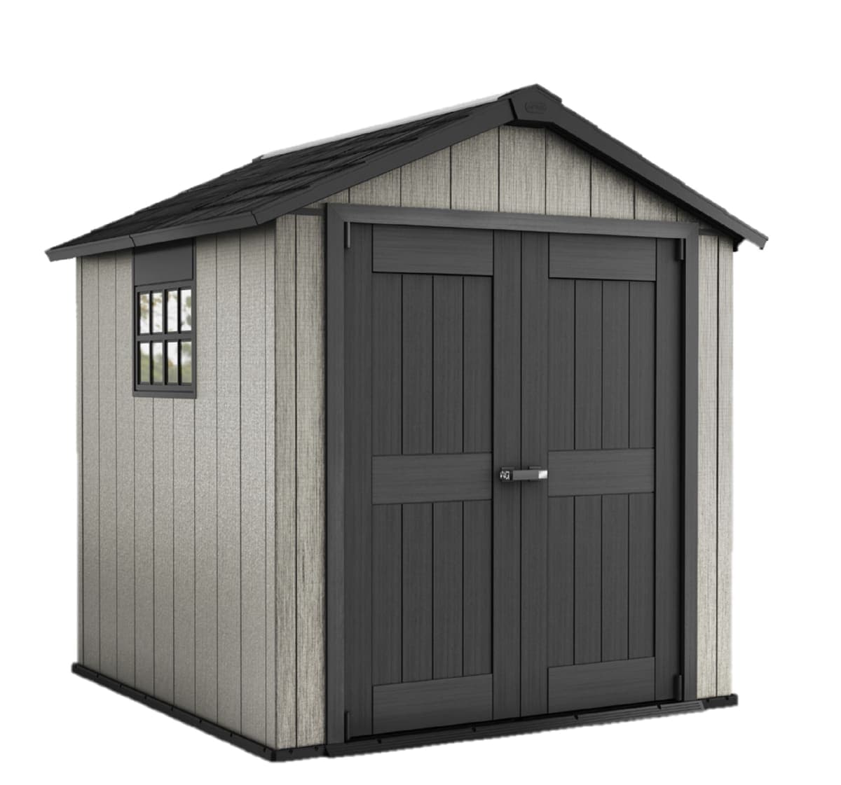 GARDEN SHED OAKLAND 757 THICKNESS 20MM EXTERNAL DIMENSIONS 210X206X242H FLOOR INCLUDED