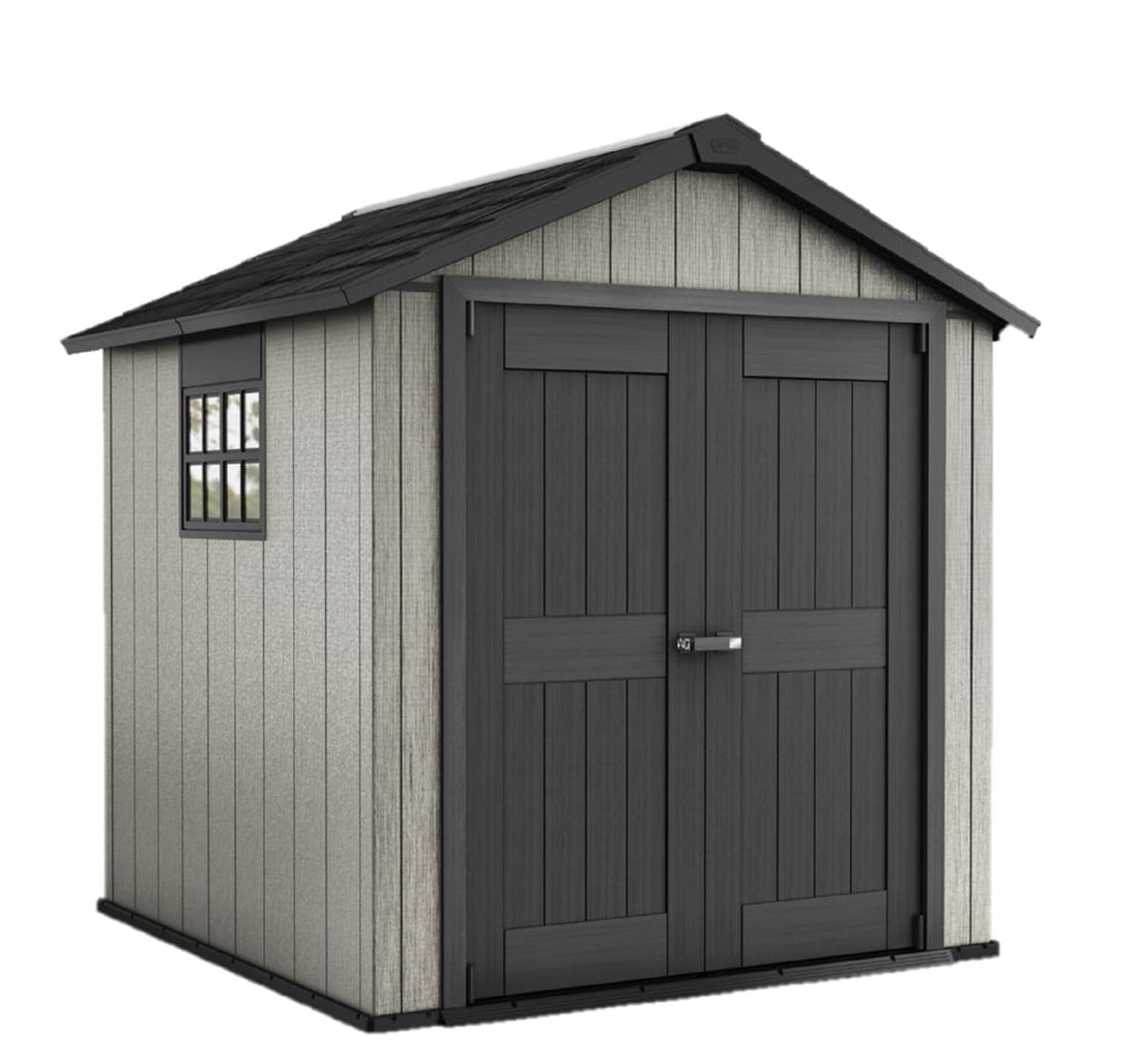 GARDEN SHED OAKLAND 757 THICKNESS 20MM EXTERNAL DIMENSIONS 210X206X242H FLOOR INCLUDED - best price from Maltashopper.com BR500013052