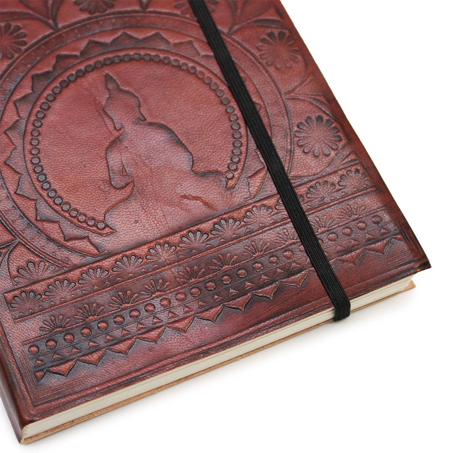 Bliss Medium Notebook with strap - Tibetan Mandala