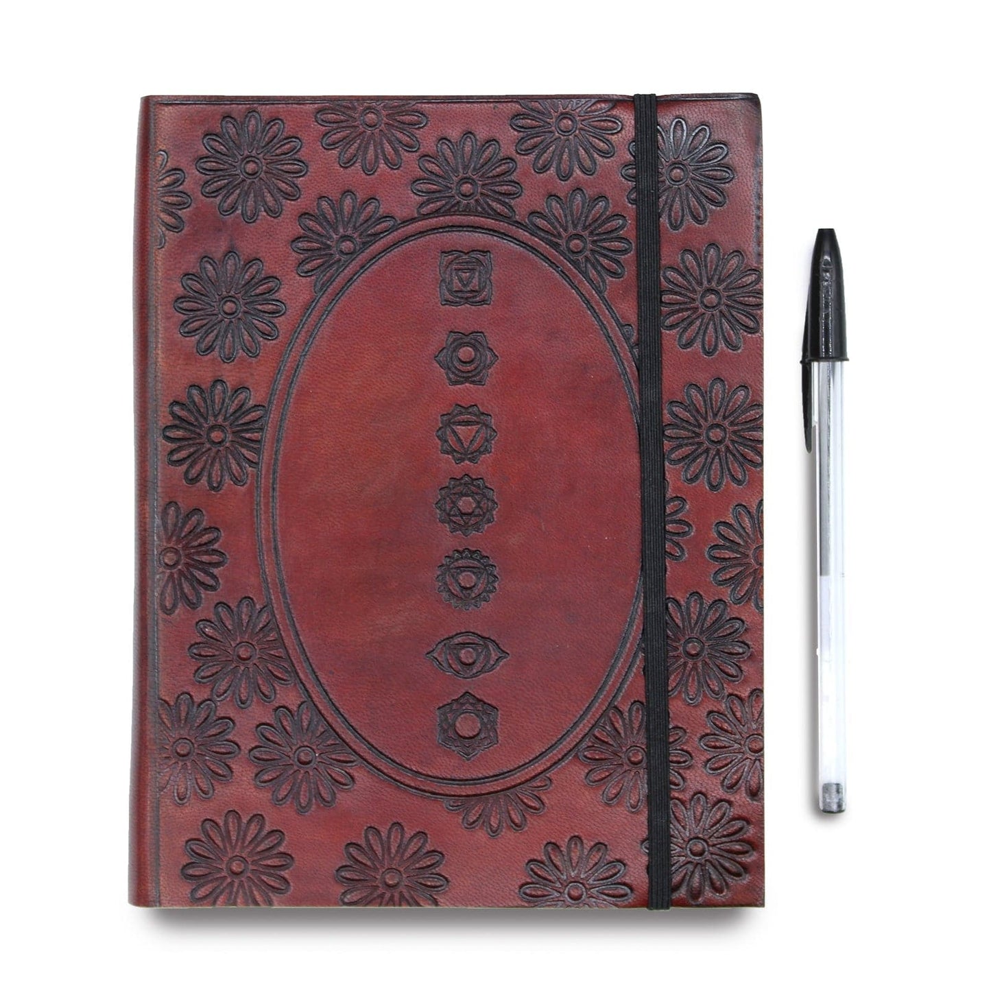 Bliss Medium Notebook with strap - Tibetan Mandala