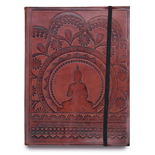 Bliss Medium Notebook with strap - Tibetan Mandala