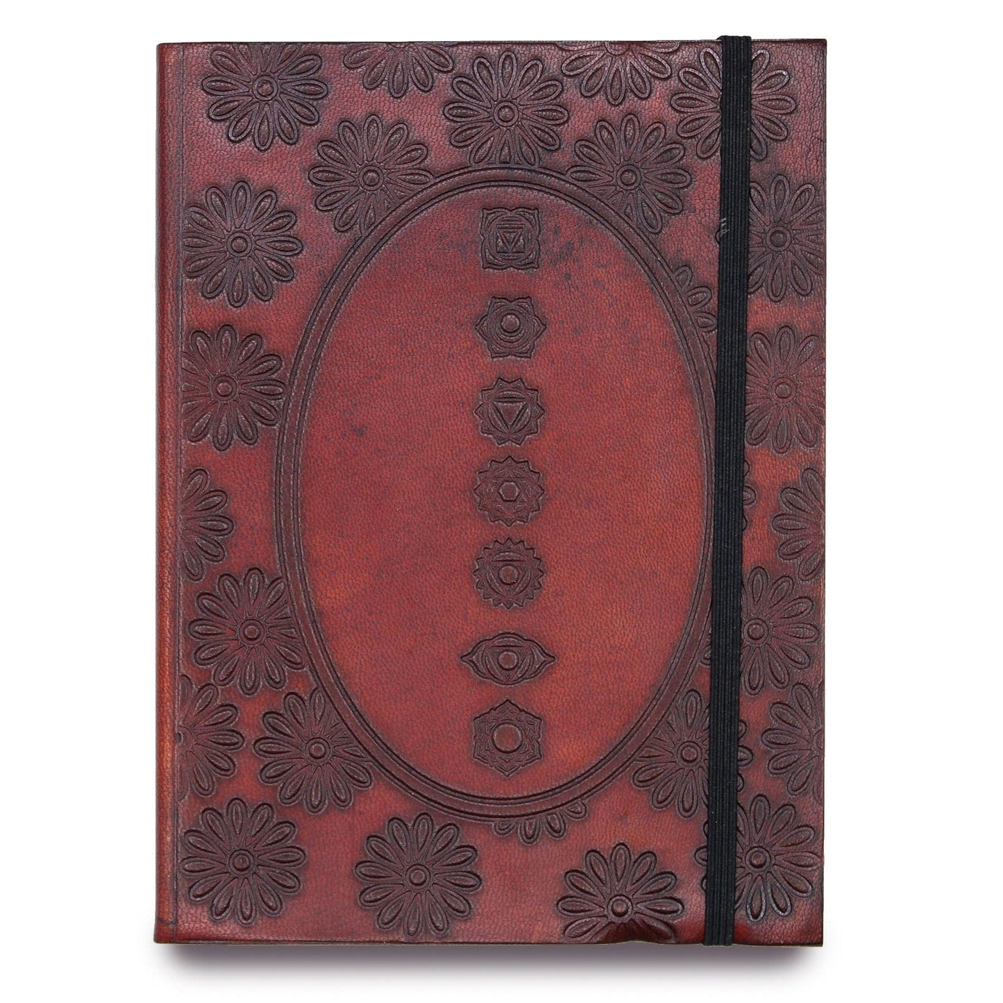 Bliss Small Notebook with strap - Chakra Mandala