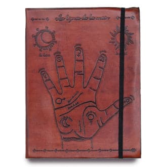 Bliss Medium Notebook with strap - Palmistry