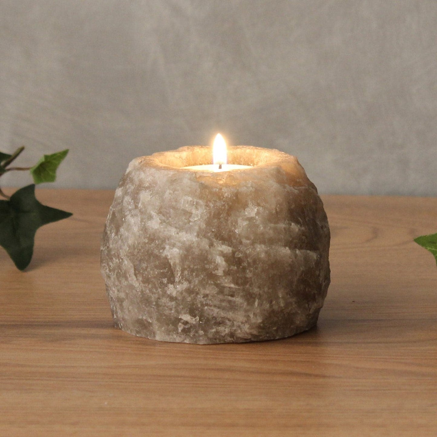Bliss Grey Salt Candle Holder 600-800g