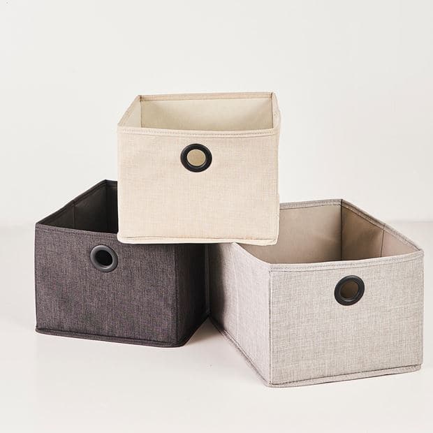 Casa RANGO storage basket 32x25x18cm, 3 color variatns