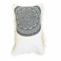 Traditional Mandala Cushion - 30x50cm - black - best price from Maltashopper.com CMC-07DS