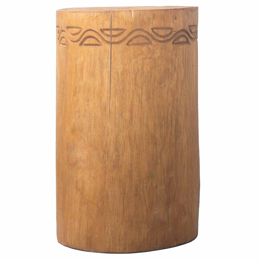 Tribal Stool / Table - Albasia - Natural - best price from Maltashopper.com TTS-05