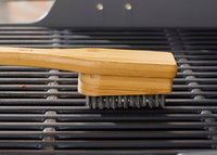 BARBECUE BRUSH WITH BAMBOO HANDLE 46 CM - best price from Maltashopper.com BR500740776