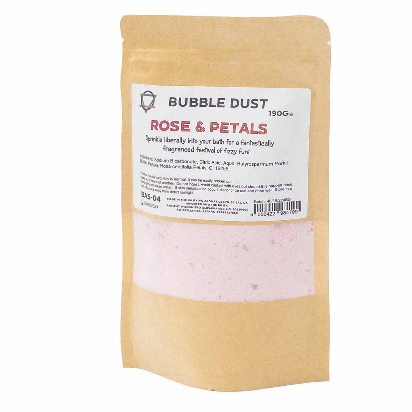 Bliss Rose & Petals Bath Dust 200g