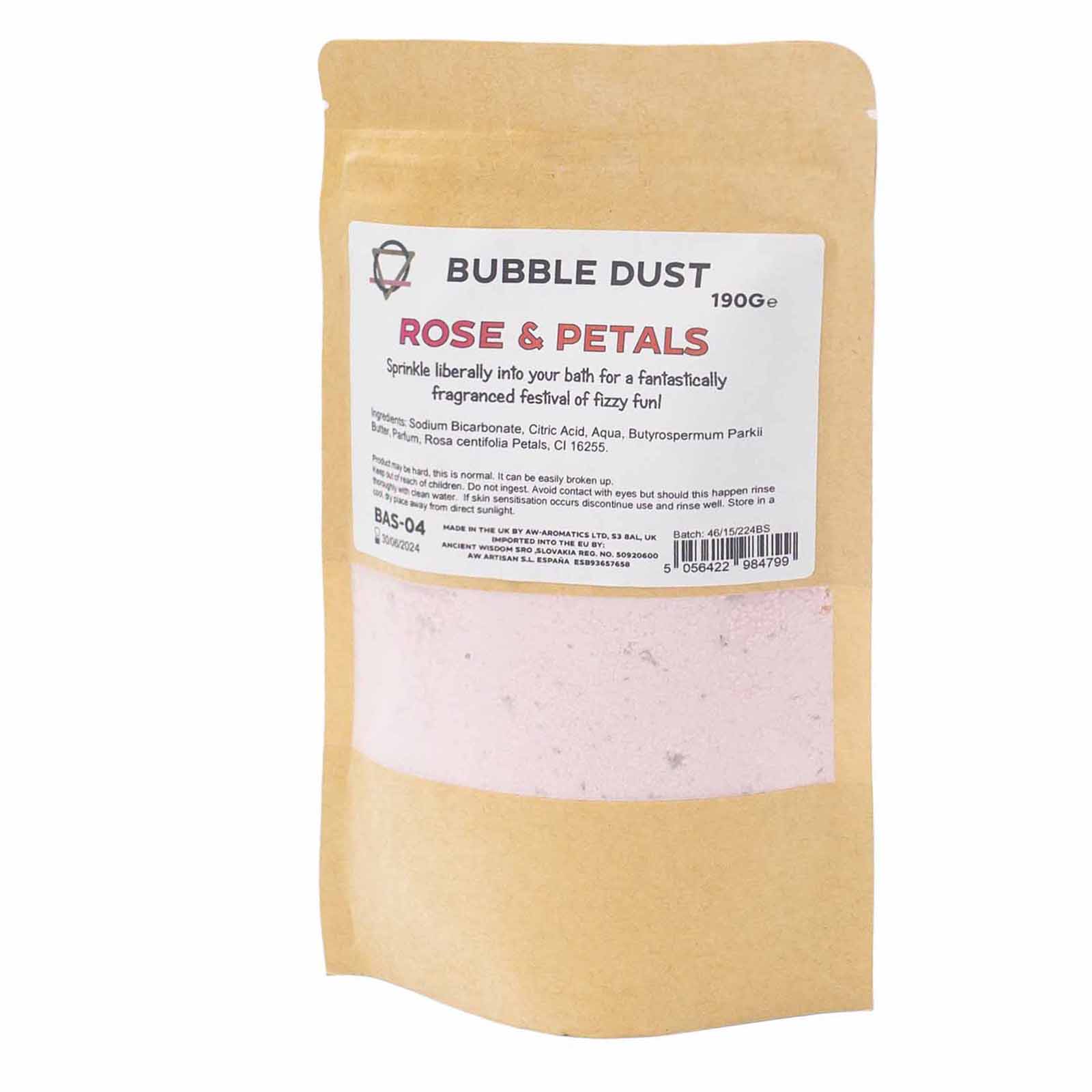 Bliss Rose & Petals Bath Dust 200g