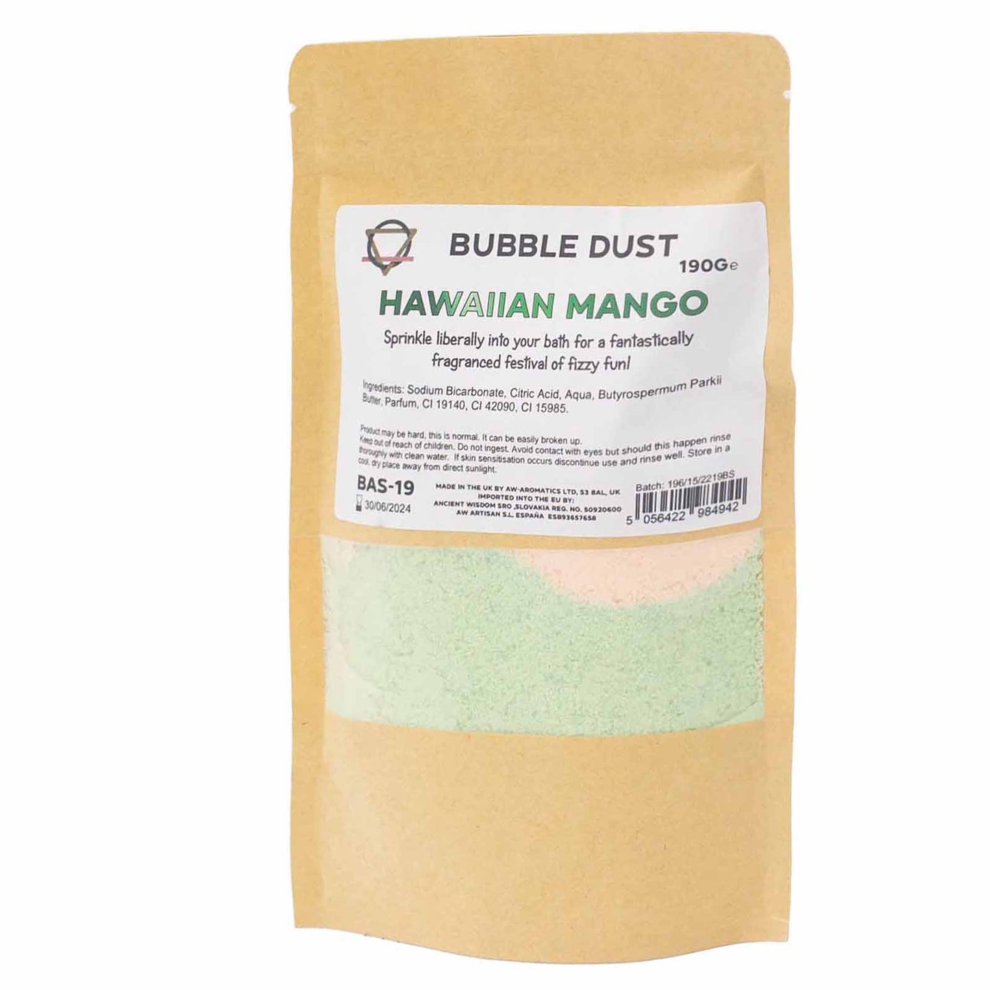 Hawaiian Mango Bath Dust 200g - best price from Maltashopper.com BAS-19