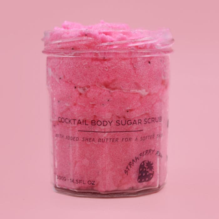 Fragranced Sugar Body Scrub - Strawberry Rum 300g - best price from Maltashopper.com FSBS-06