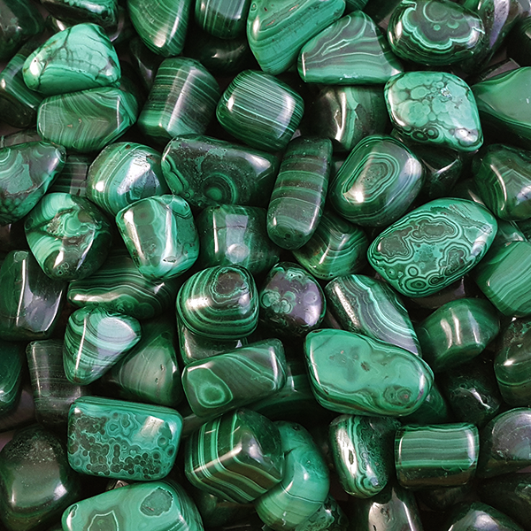 Pack of Tumble Stones - Malachite - best price from Maltashopper.com TBM-67