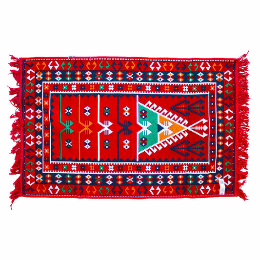 Bliss Kilim Rug 125x80 cm - Red