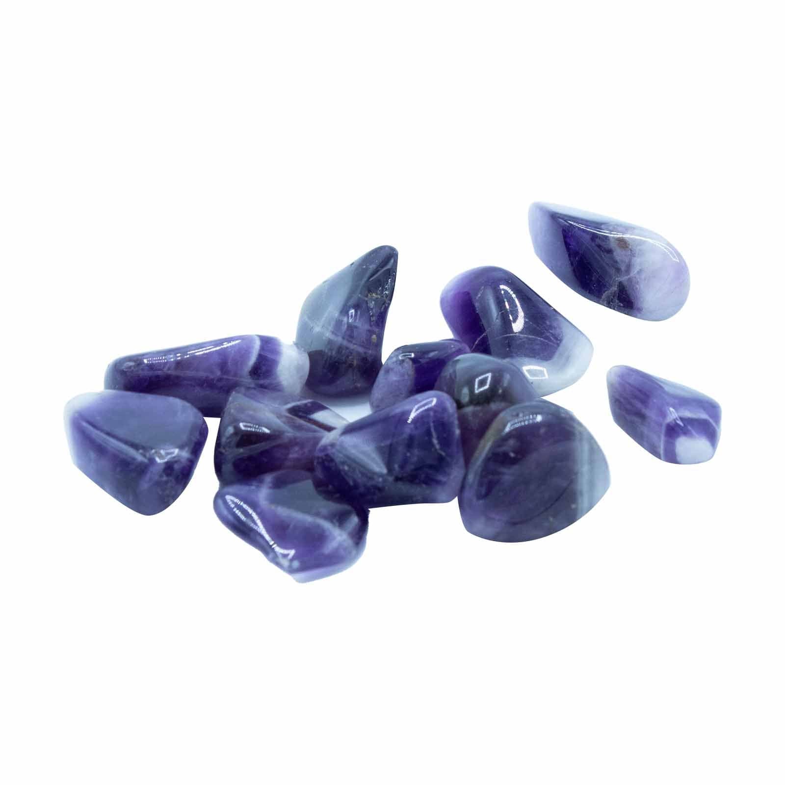 Tumble Stone - Amethyst Banded M - Premium  from Bliss - Just €1.10! Shop now at Maltashopper.com