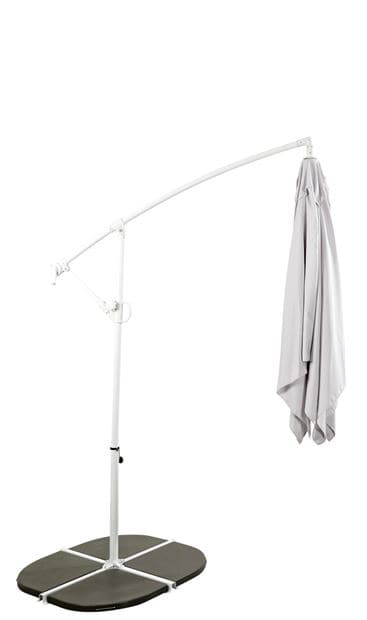 FIJI Hanging umbrella without light gray base H 250 x W 250 cm - best price from Maltashopper.com CS629181