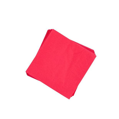 UNI Set of 20 red napkins W 33 x L 33 cm - best price from Maltashopper.com CS553294