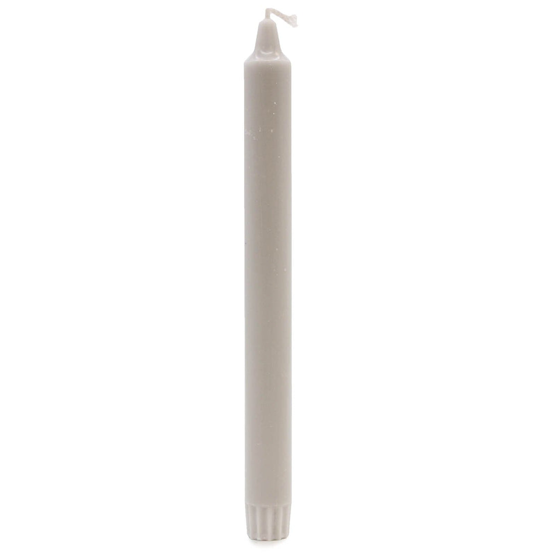 Pure Natural Wax Dinner Candle 25x2.3 - Silver Grey - best price from Maltashopper.com PUREC-02