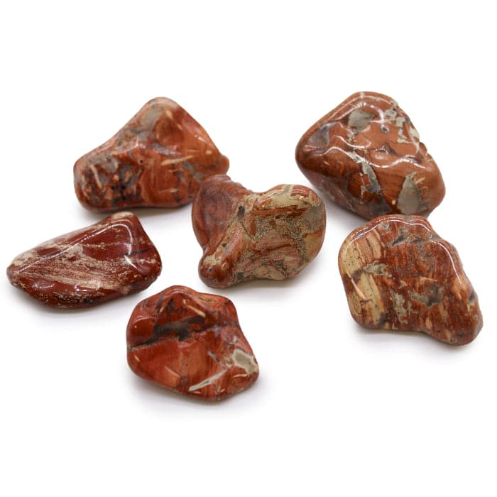 Large African Tumble Stones - Light Jasper - Brecciated - best price from Maltashopper.com ATUMBLEL-05