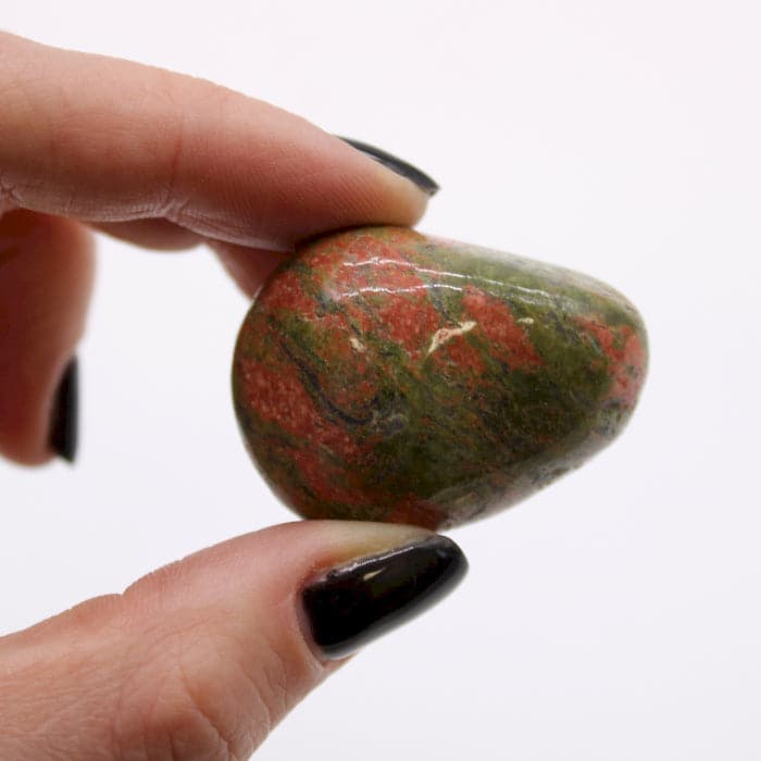 Large African Tumble Stones - Unakite - best price from Maltashopper.com ATUMBLEL-11