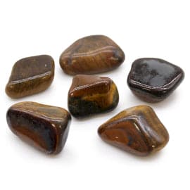 Large African Tumble Stones - Tigers Eye - Varigated - best price from Maltashopper.com ATUMBLEL-20