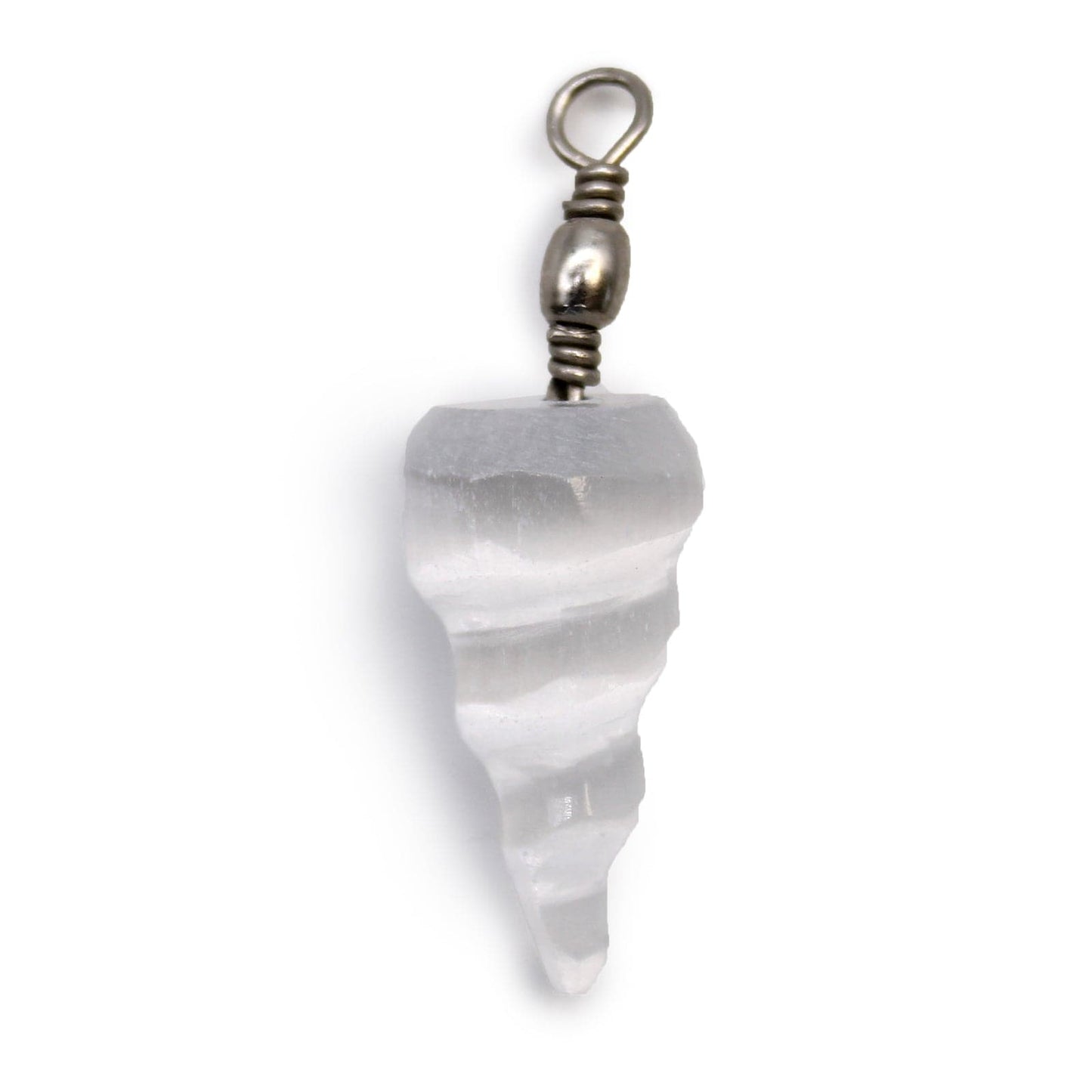 Bliss Selenite Spiral Pendant
