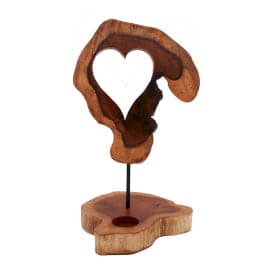 Candle Holder Sign - Heart Shape - best price from Maltashopper.com CHS-05