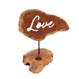 Candle Holder Sign - Love - best price from Maltashopper.com CHS-02