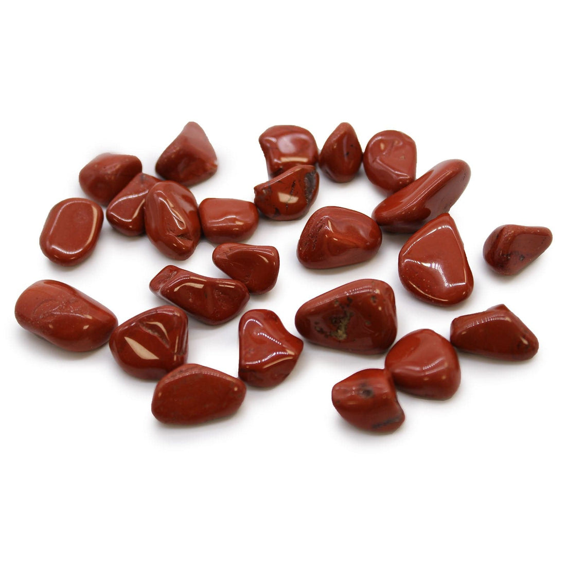 Small African Tumble Stones - Jasper - Red - best price from Maltashopper.com ATUMBLES-14