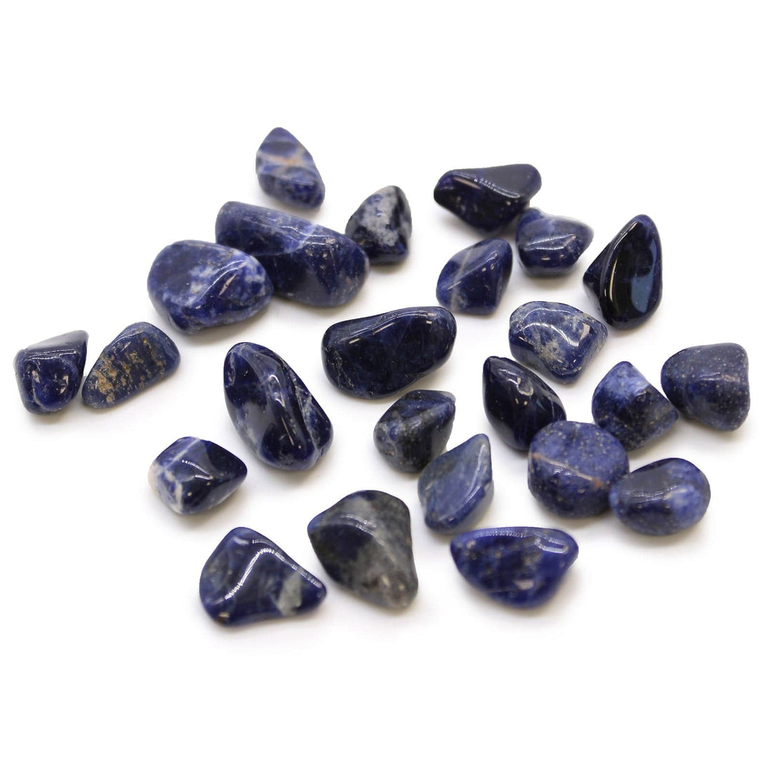 Small African Tumble Stones - Sodalite - Pure Blue - best price from Maltashopper.com ATUMBLES-15