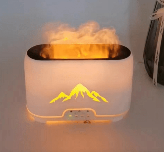 Bliss Himalayas Aroma Diffuser - USB-C - Remote control - Flame Effect